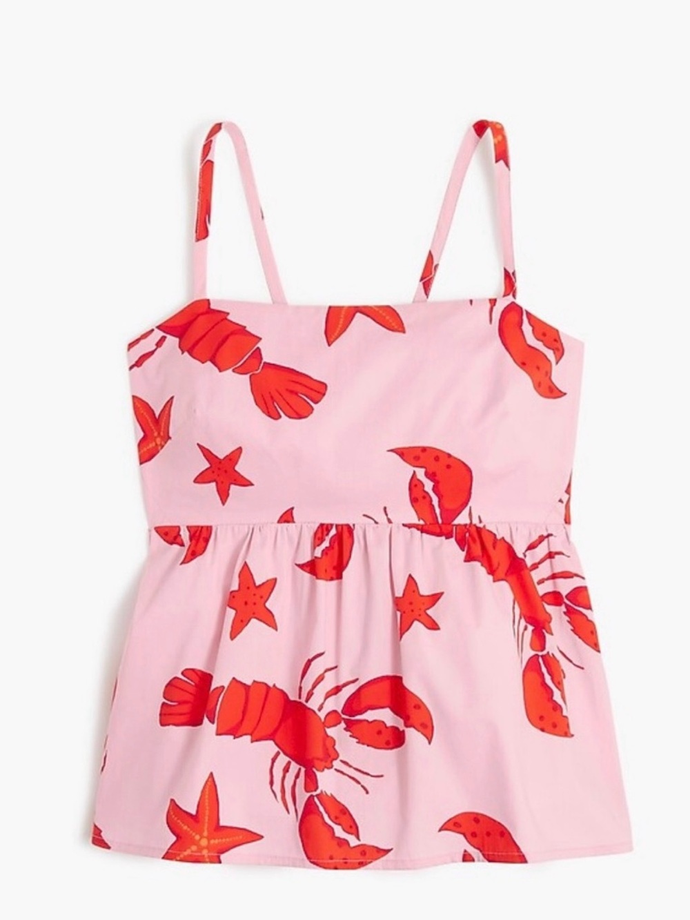 J. Crew lobster theme top size 4